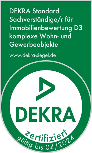 DEKRA Standard Sachverständiger für Immobilienbewertung D3 komplexe Wohn- und Gewerbeobjekte